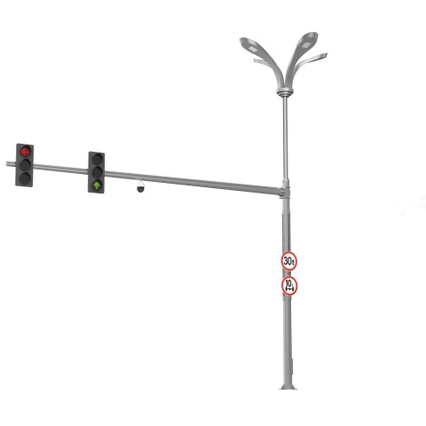 绽放-共杆 绽放-共杆